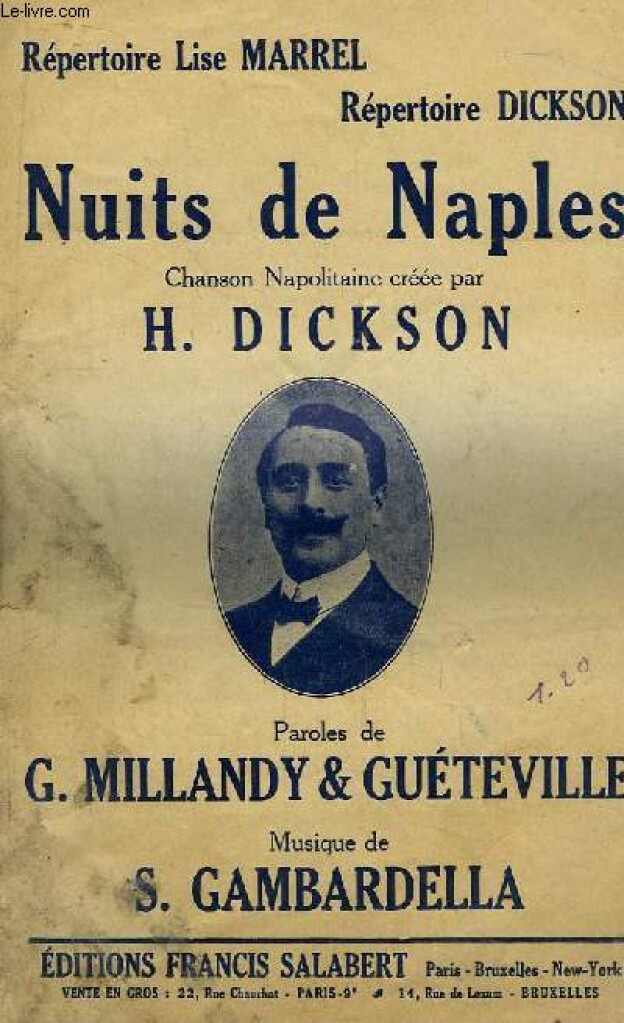 Nuits De Naples Varioustes Chant Seul